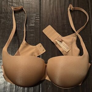 SKIMS Ultimate Balconette Push-Up  Padded Bra - Smooth Finish Clay Color 36B
